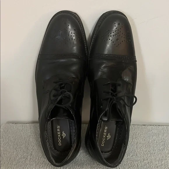 Dockers | Shoes | Dockers Black Oxfords Classic Leather 